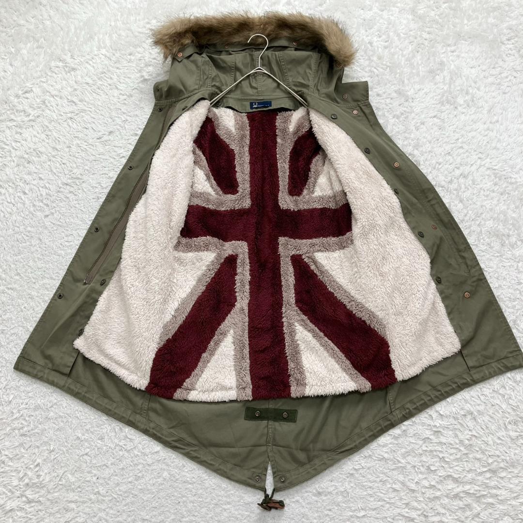 美品✨フレッドペリー モッズコート ユニオンジャック ボアライナー