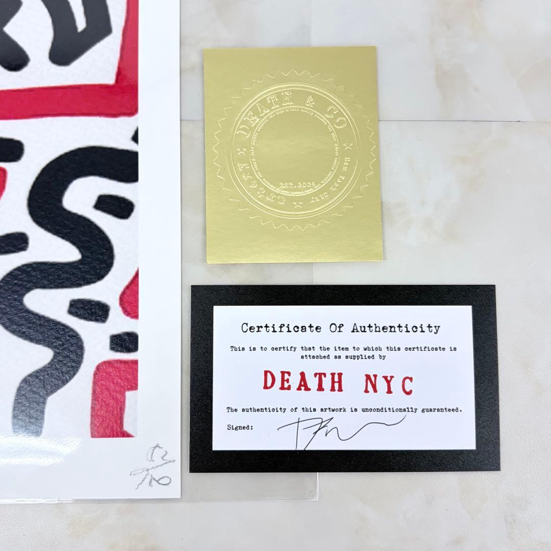 DEATH NYC スヌーピー 限定100枚 現代アート 直筆サイン - メルカリ