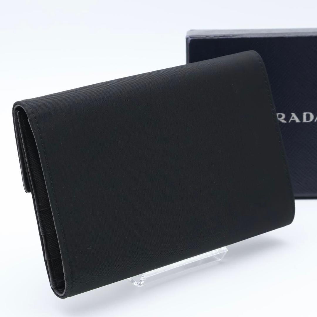 超極美品】PRADA 三つ折り財布 テスートナイロン 三角ロゴ - メルカリ