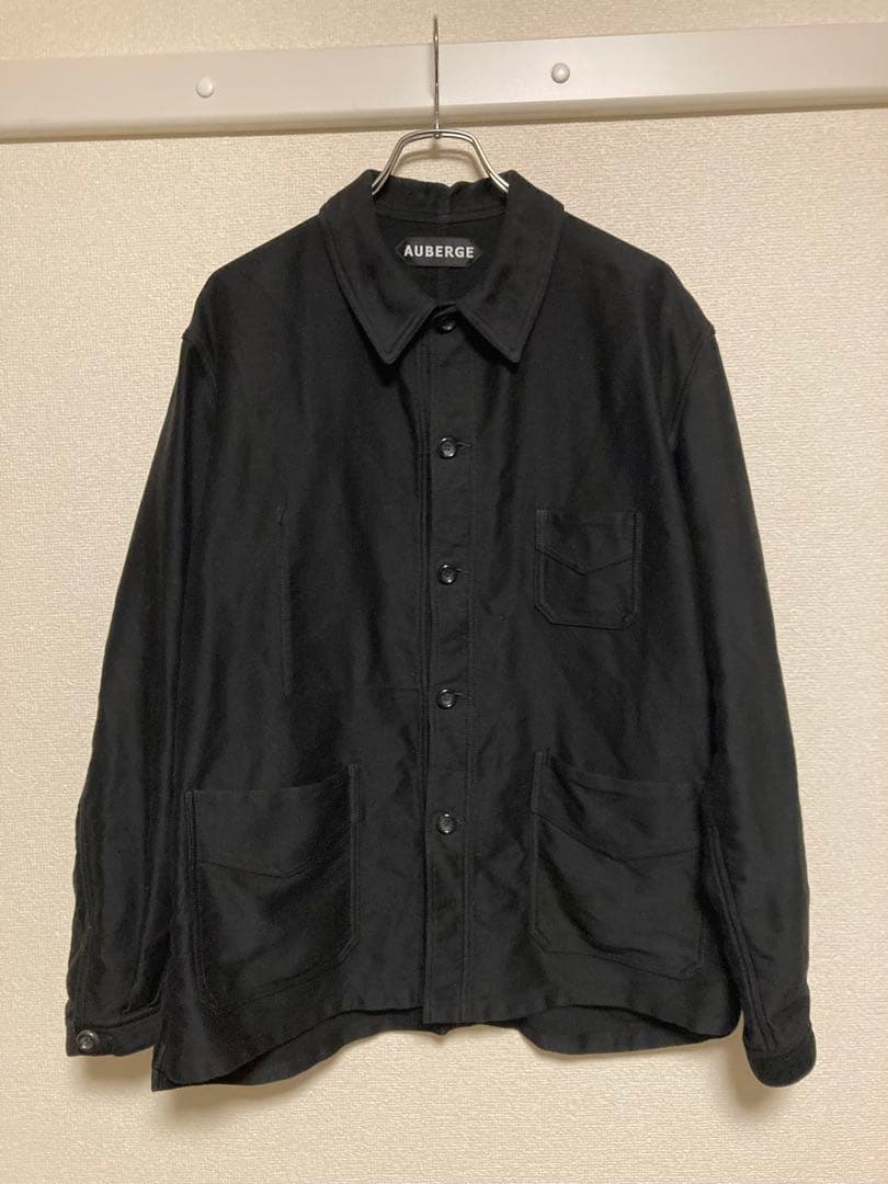 オーベルジュ/シャルボン ディープ/モールスキン/フレンチワークジャケット