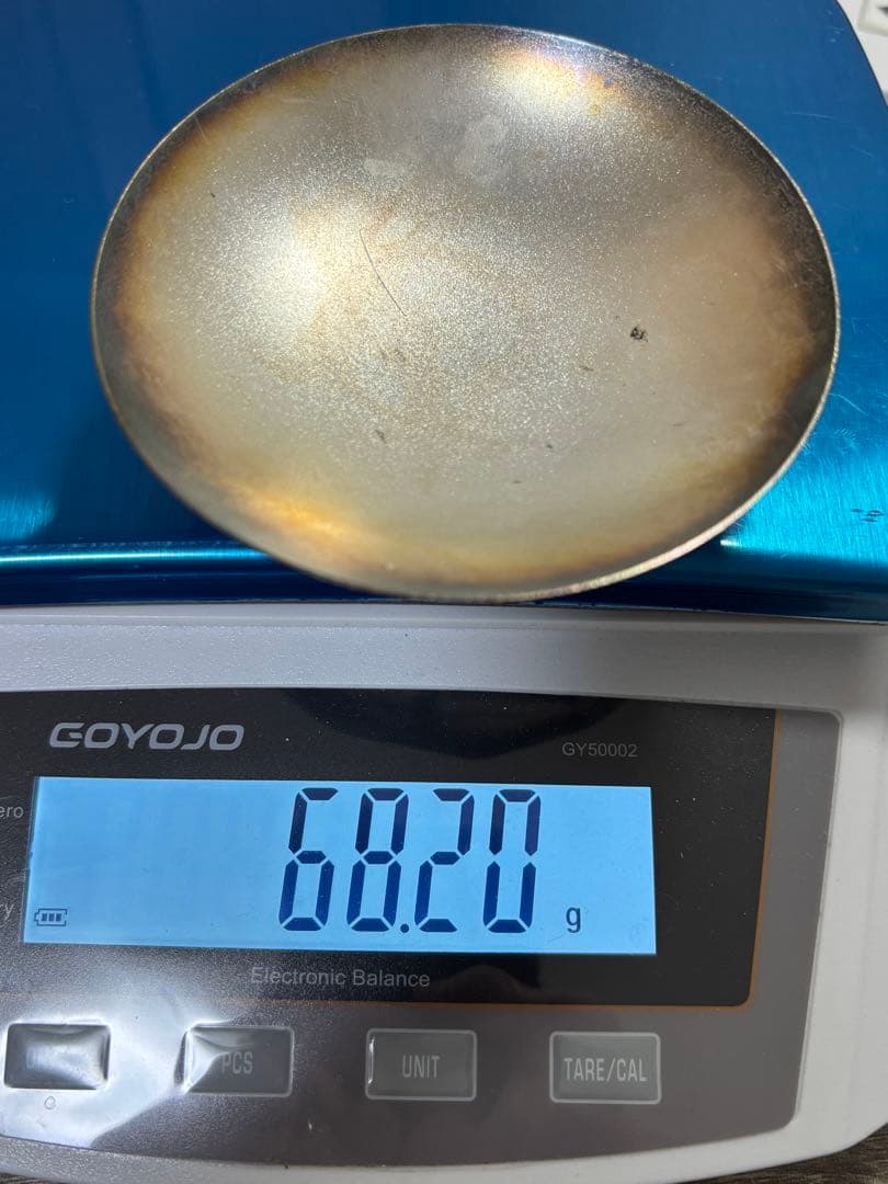 純銀製】純銀盃68.2g！純銀刻印有り！純銀盃。鋳つぶし用 - メルカリ