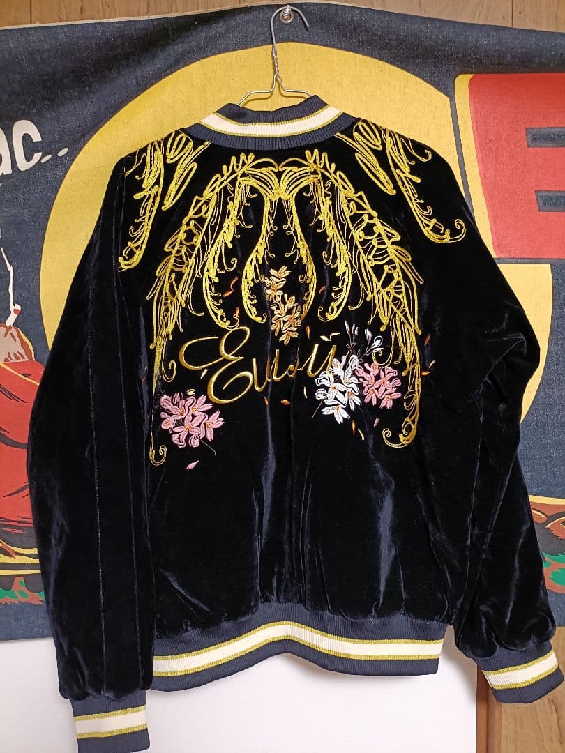 新品 EVISU スカジャン リバーシブル Travis Scott - メルカリ