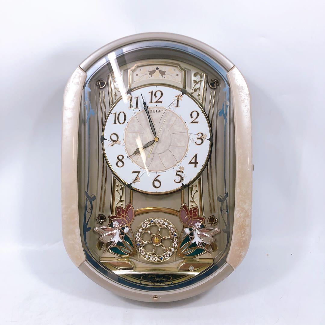 SEIKO セイコー 電波からくり掛け時計 RE567G SEIKO（セイコー） SEIKOセイコー電波からくり掛け時計ウェーブ
