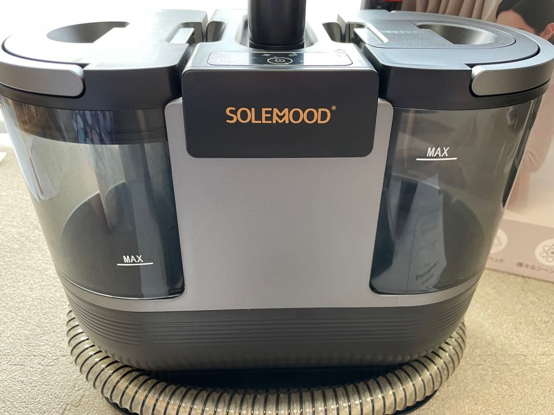 solemood カーペットクリーナー スチーム機能付 最大吸引力16000Pa