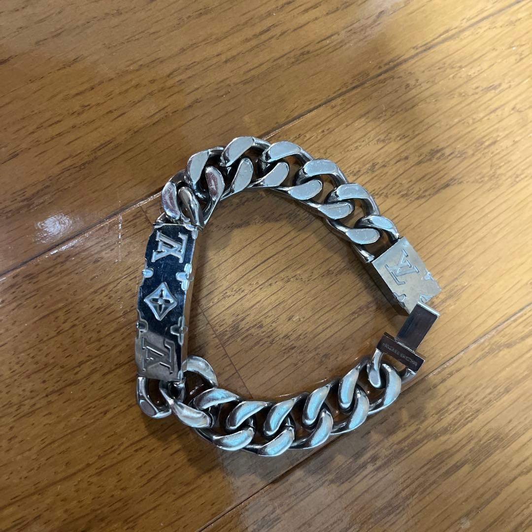 値下可」ルイヴィトン チェーンブレスレット モノグラム 旧 M62486