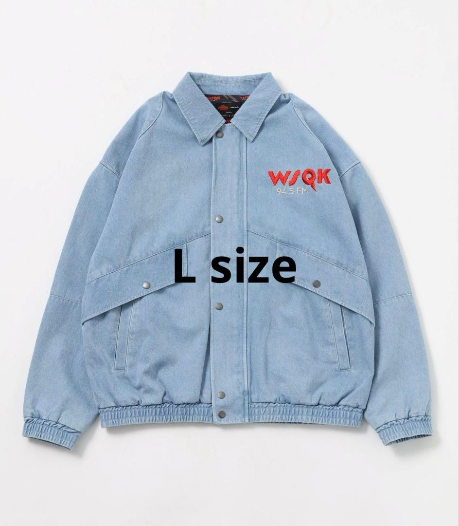ストレンジャーシングス コラボデニムブルゾン ライトブルー L - メルカリ
