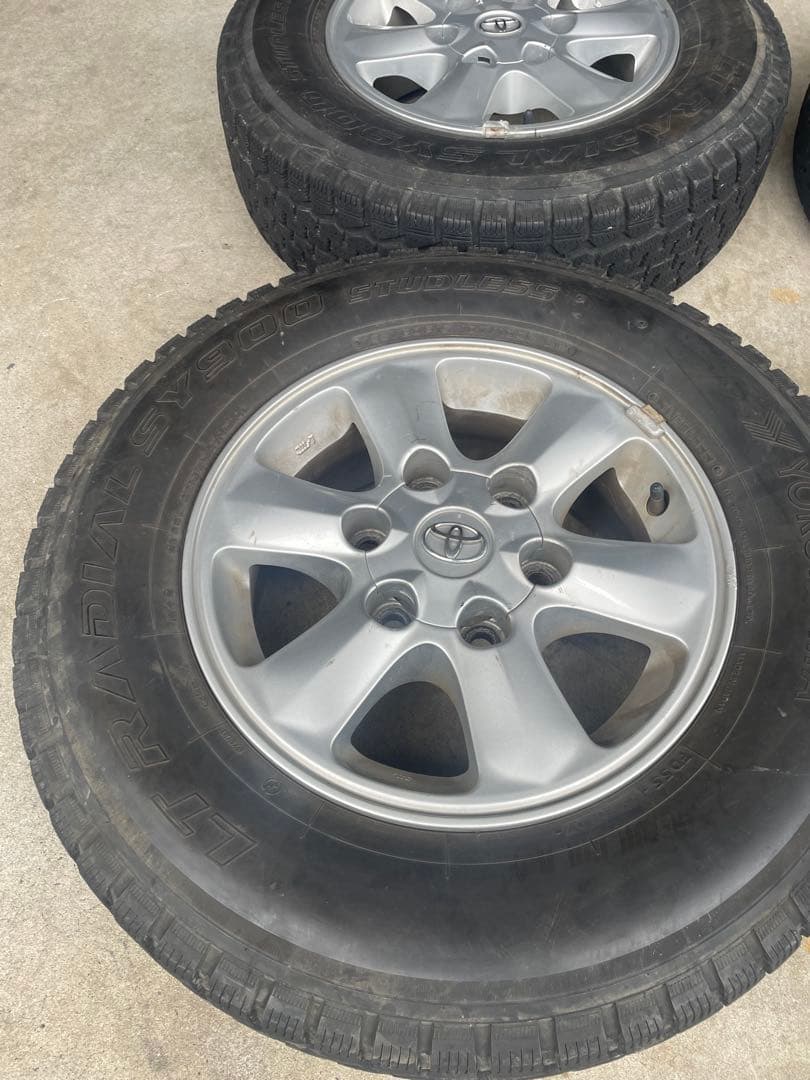 大特価⭐︎履き替えるなら トヨタ純正ハイエース純正アルミが売りの4本