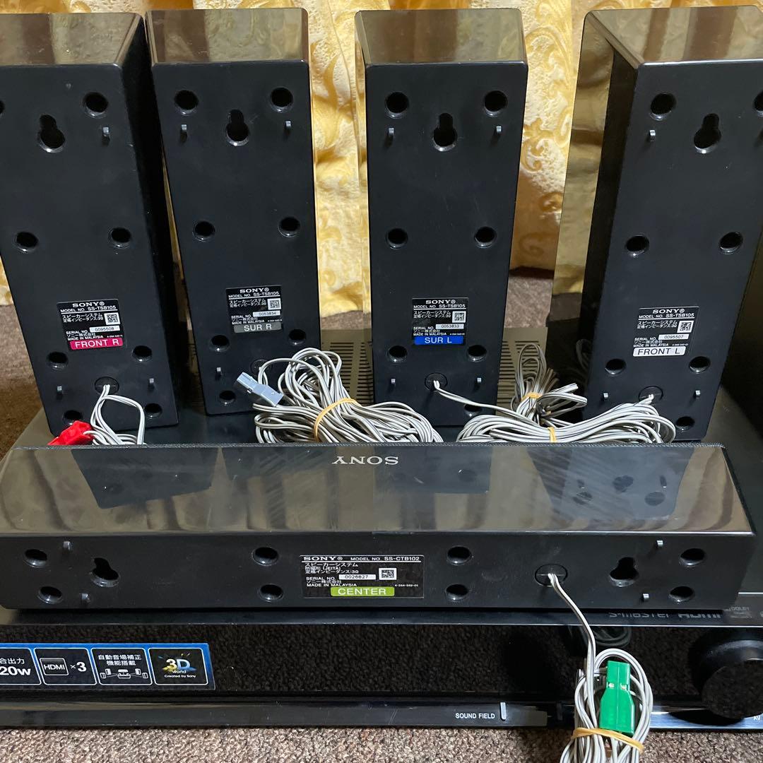 早い者勝ち　SONY 5.1ch ホームシアターシステム STR-KS380