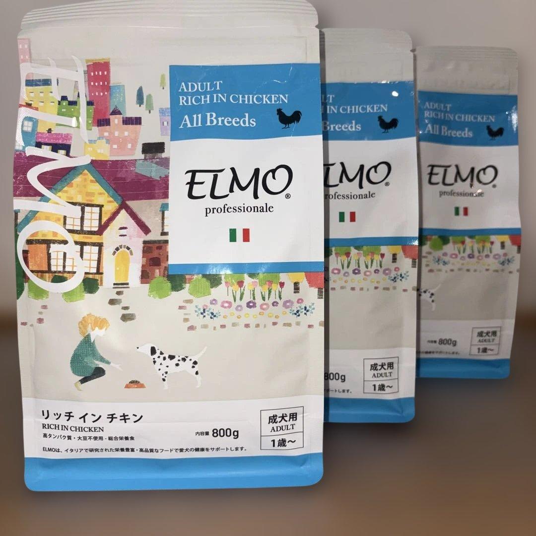 ELMO リッチインチキン 成犬用 800g×3 - メルカリ
