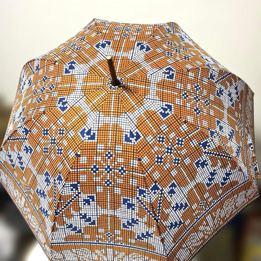 VivienneWestwood 長傘 ブルー&オレンジ 幾何学的 - メルカリ