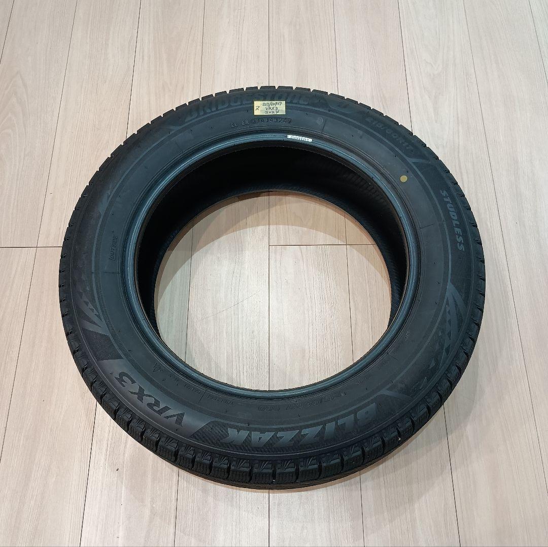 ヌ 215/60R17 VRX3 ブリヂストン スタッドレス 2024年 １本 BRIDGESTONE（ブリヂストン） スタッドレスタイヤ 215/60R17