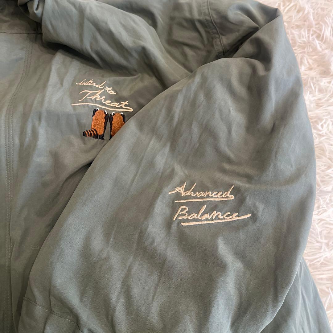 グラニフ ショートモッズコート IKAKU レッサーパンダ 3way L刺繍