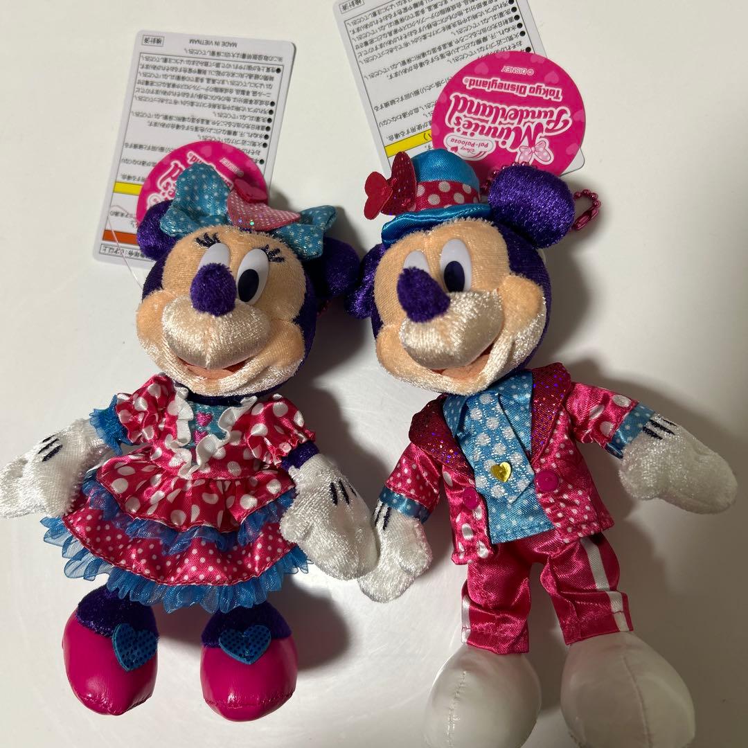 パルパルーザ ぬいぐるみバッジ ミニー ミッキー ファンダーランド