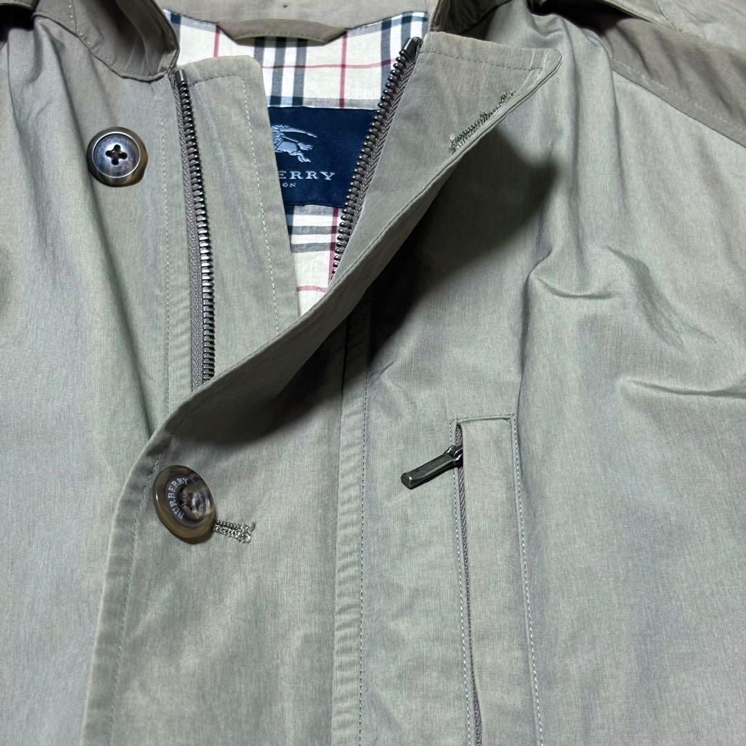 希少】バーバリーロンドン モッズコート 茶 ノバチェック柄 M相当 2way