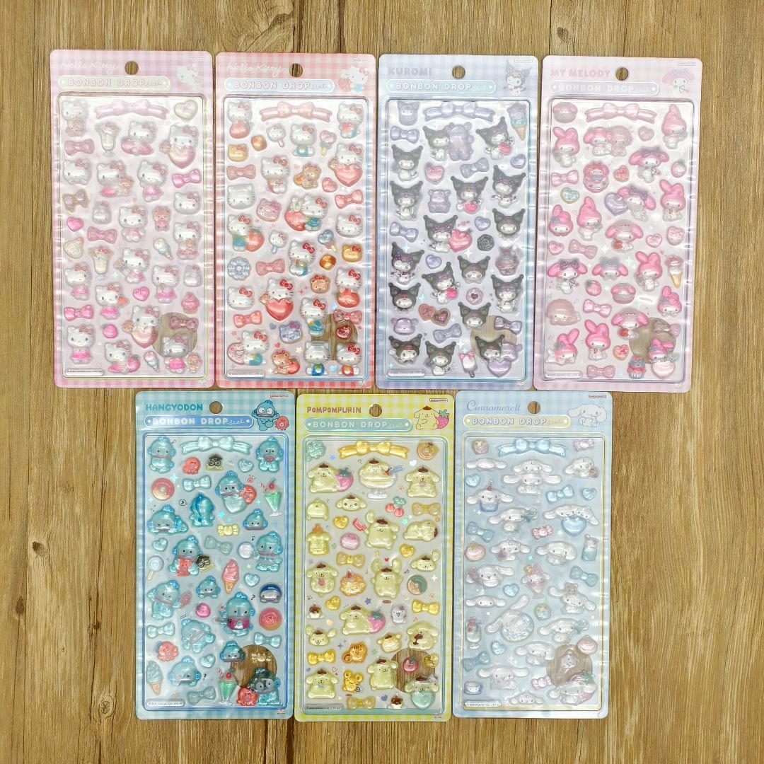 国内正規品 サンリオ 第2弾 ボンボンドロップシール 7点セット - メルカリ