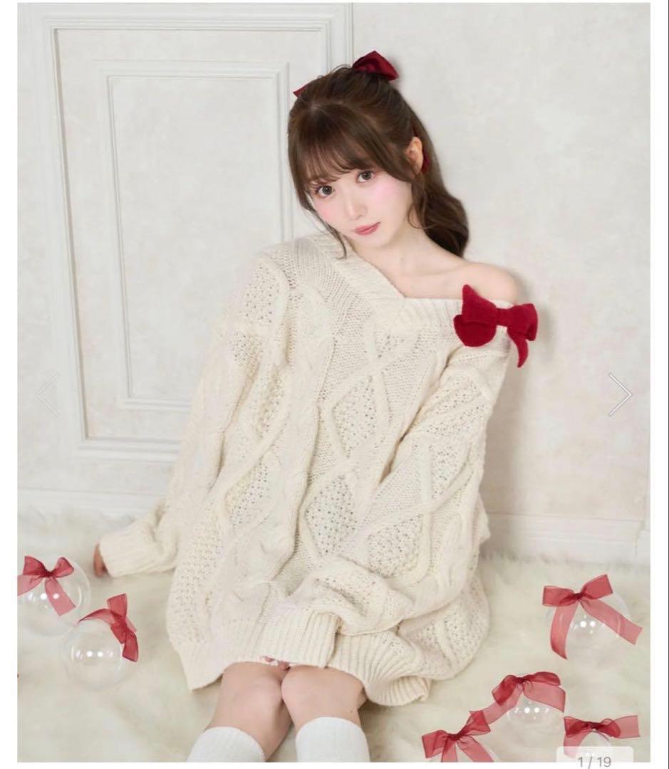 Rosé Muse Oversized cable knit OP - メルカリ