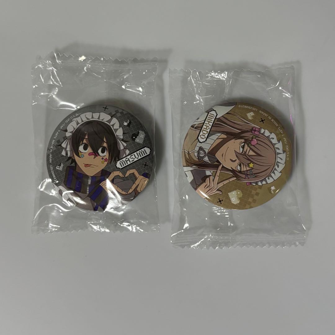 桃源暗鬼 ジャージメイド ガチャガチャ 缶バッジ 淀川真澄, 桃寺神門