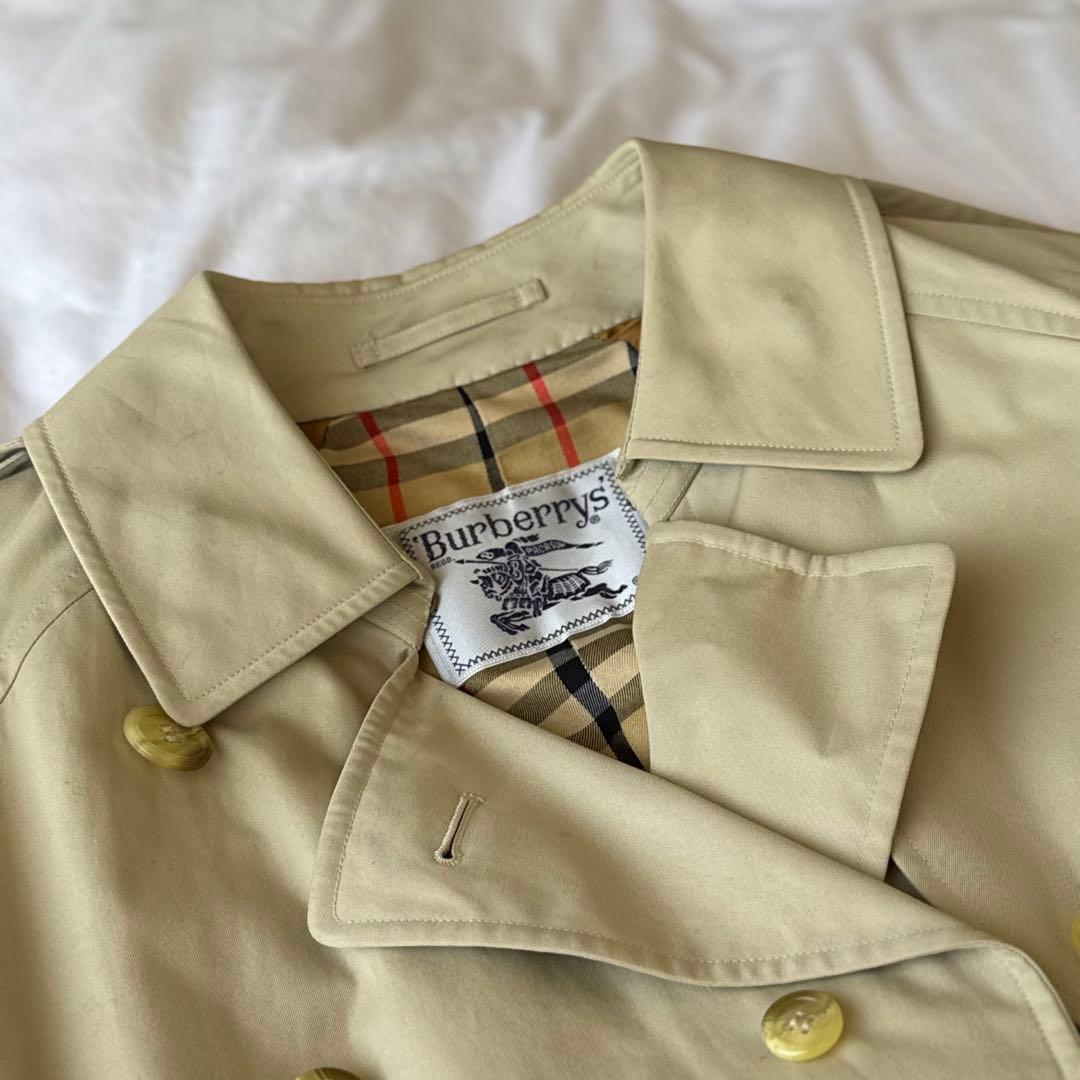 【 美品 】BURBERRYs レディース トレンチコート ノバチェック 現行品】BURBERRYバーバリートレンチコート ノバチェック XLサイズ