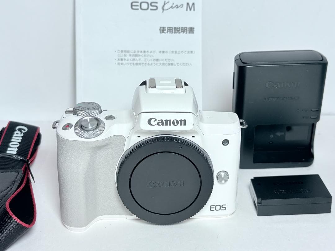 極上品 キヤノン EOS Kiss M ボディ ホワイト 極上品 Canon キヤノン EOS Kiss M ボディ ホワイト 元箱付 -11｜Yahoo