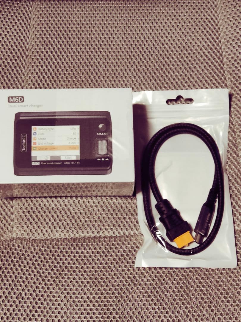 toolkitrc M6D充電器とUSB to xt60ケーブルセット未使用新品 ToolkitRC SC100 - USB-C to XT60 Adapter Cable — Pyrodrone