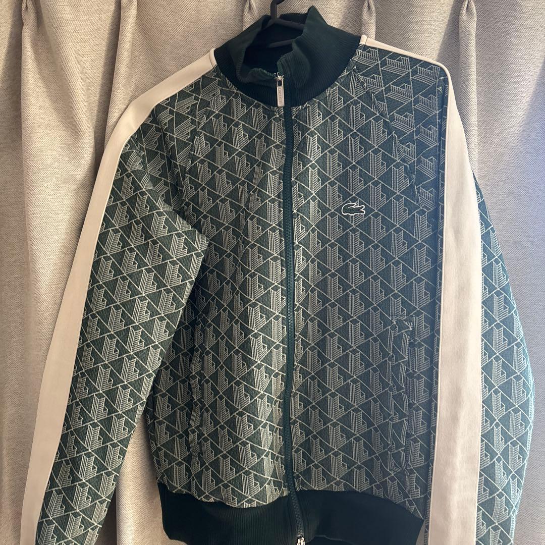 Lacoste 幾何学模様 ジップアップジャージ - メルカリ