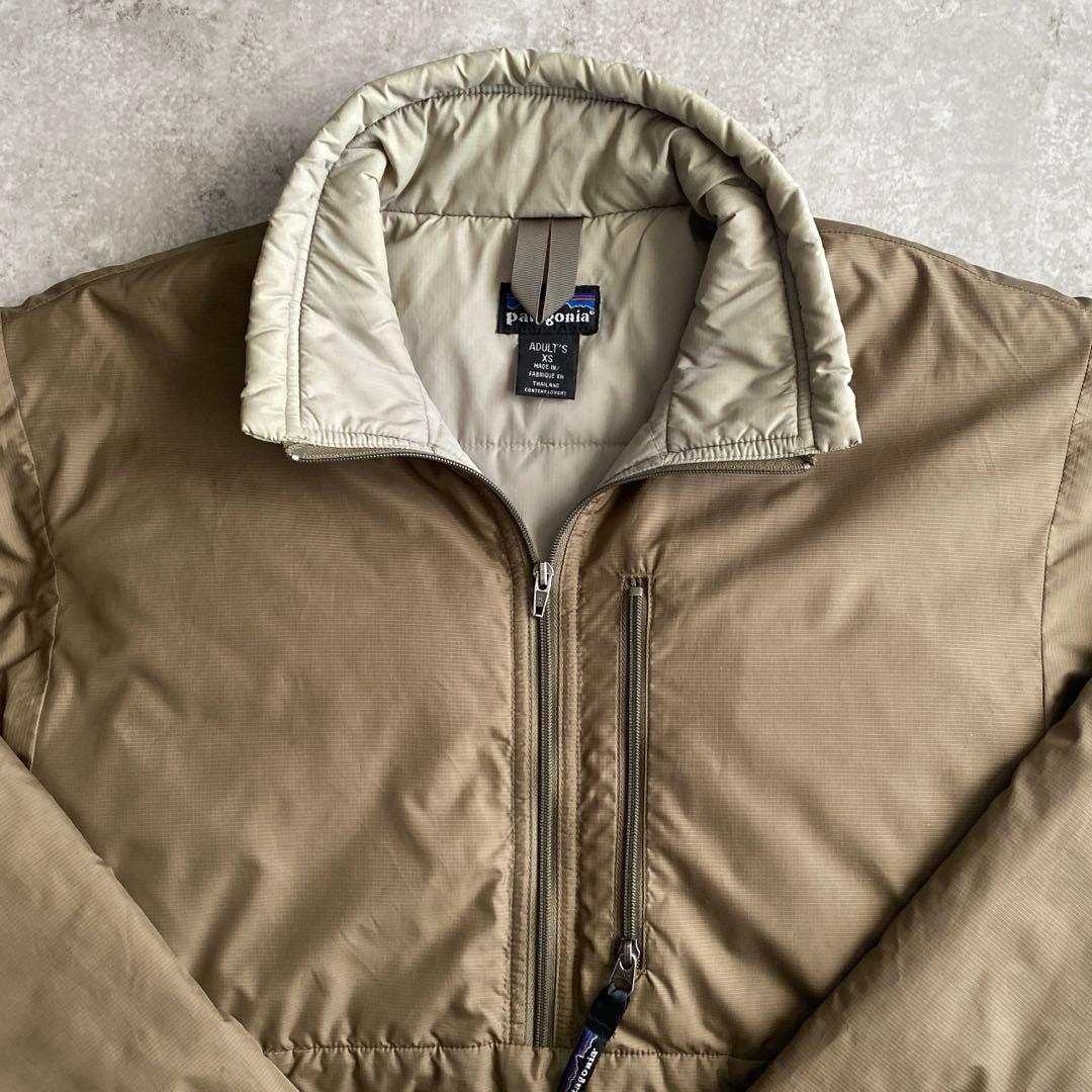レアカラー 01年 パタゴニア パフボール プルオーバー XS セージ