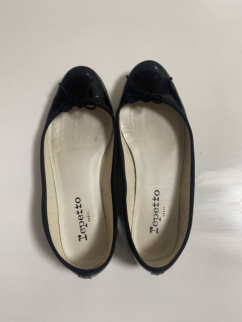 Repetto レペット エナメル バレーシューズ 黒 サイズ37 - メルカリ