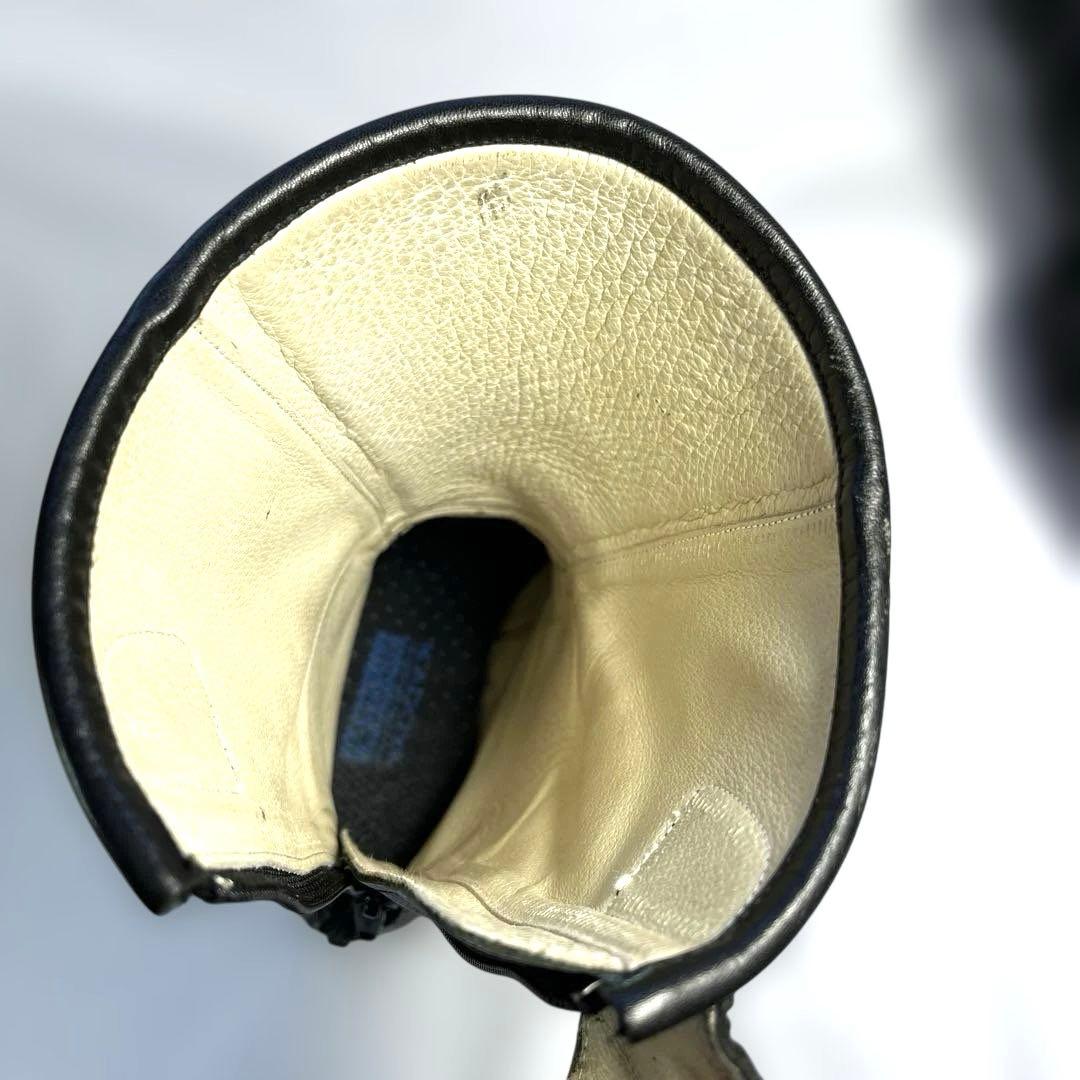 KADOYA カドヤ　ライダースレザーブーツ　ブラック　25.5cm