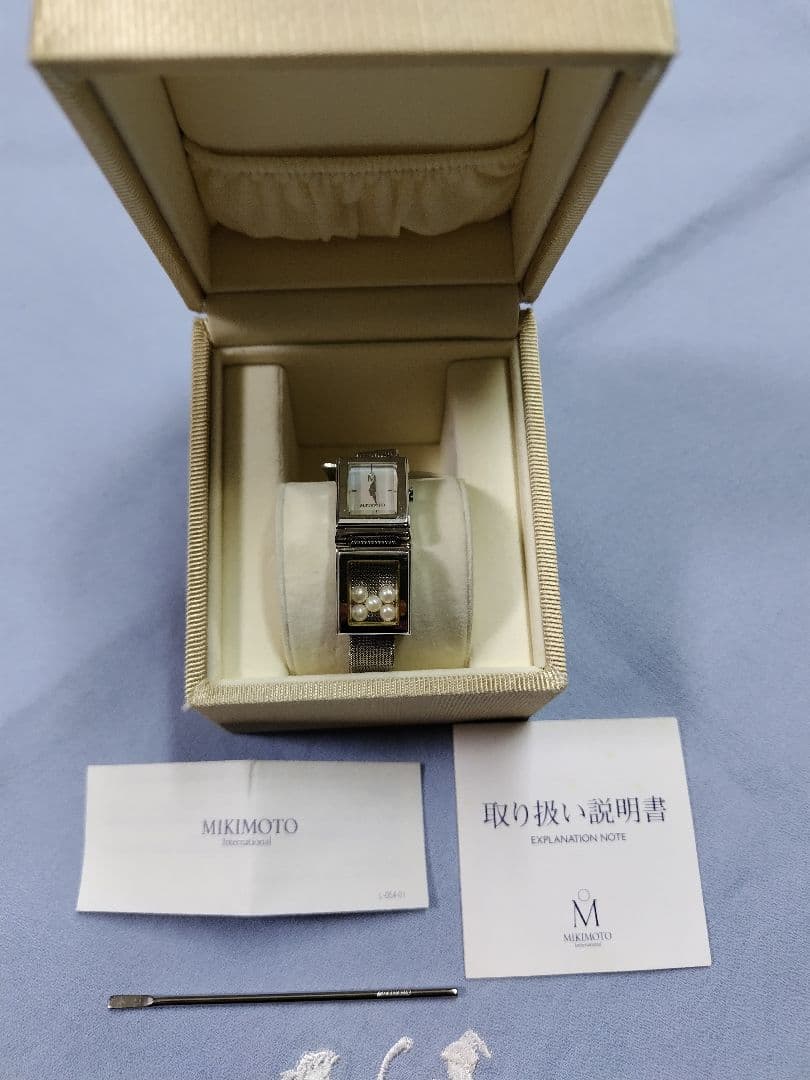 MIKIMOTO シェル文字盤パールブレス クォーツ腕時計 稼働品 - メルカリ