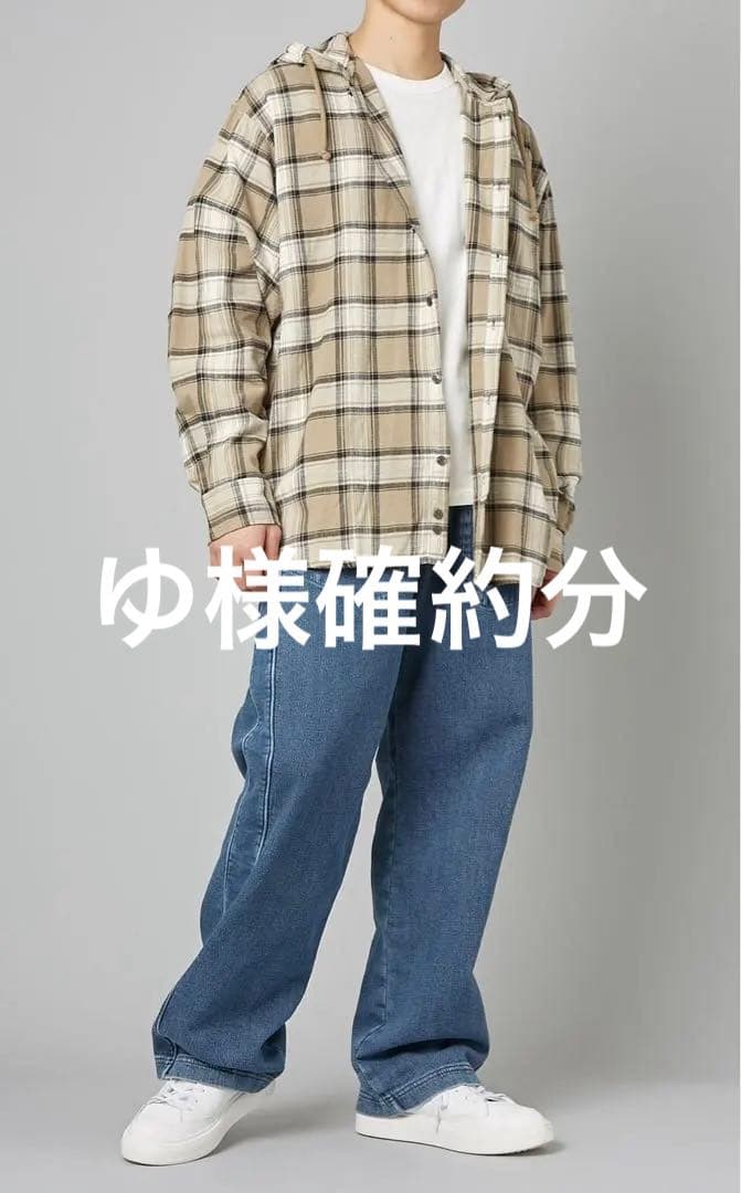 正規店購入 DIESEL A085390TFAJ シャツ チェック 50サイズ DIESEL（ディーゼル）の「メンズ シャツ チェック パーカー（シャツ