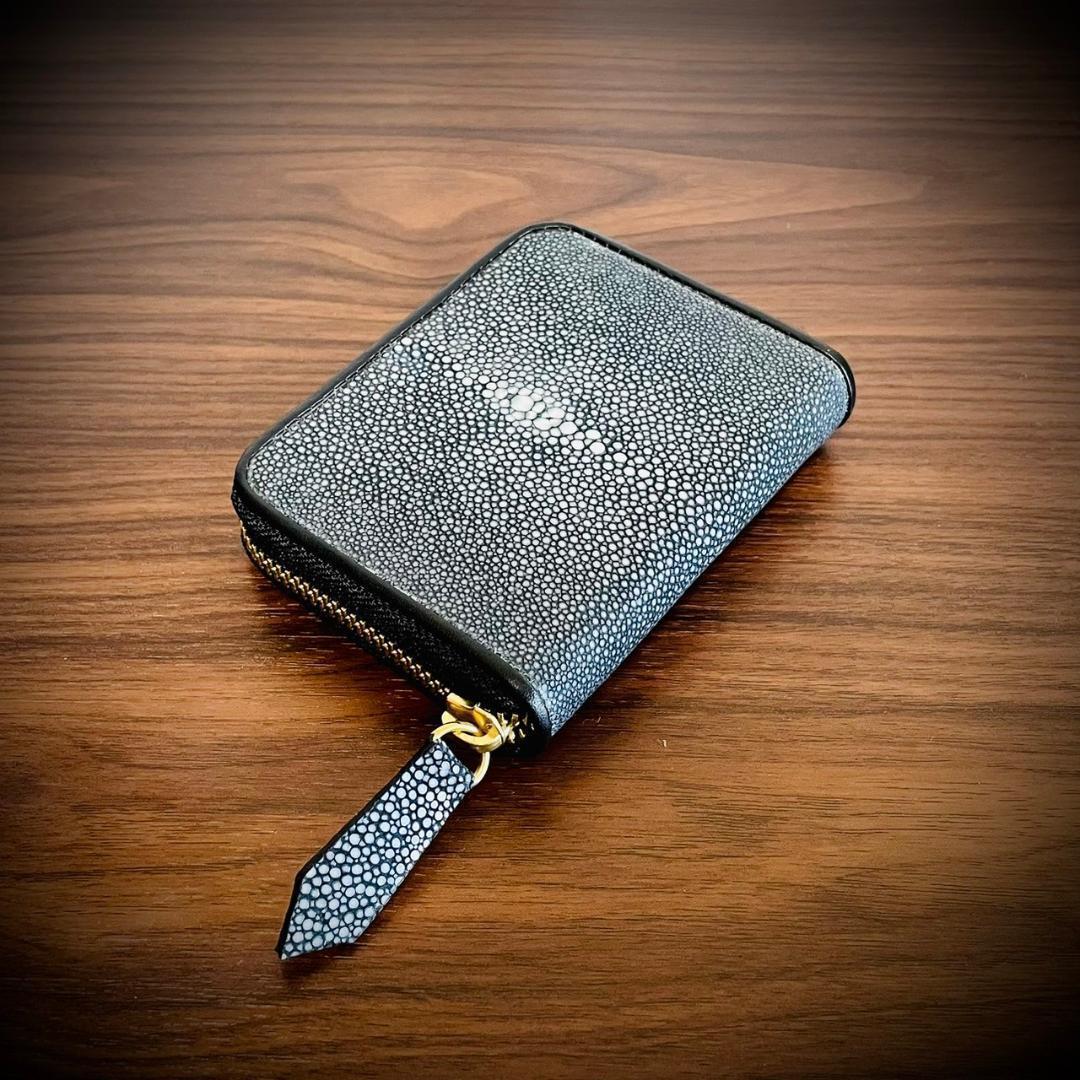 スティングレイ メンズ財布 ミニ財布 ガルーシャ 小銭入れ 黒 ブラック スティングレイ ミニ財布 ガルーシャ メンズ財布 コインケース 小銭