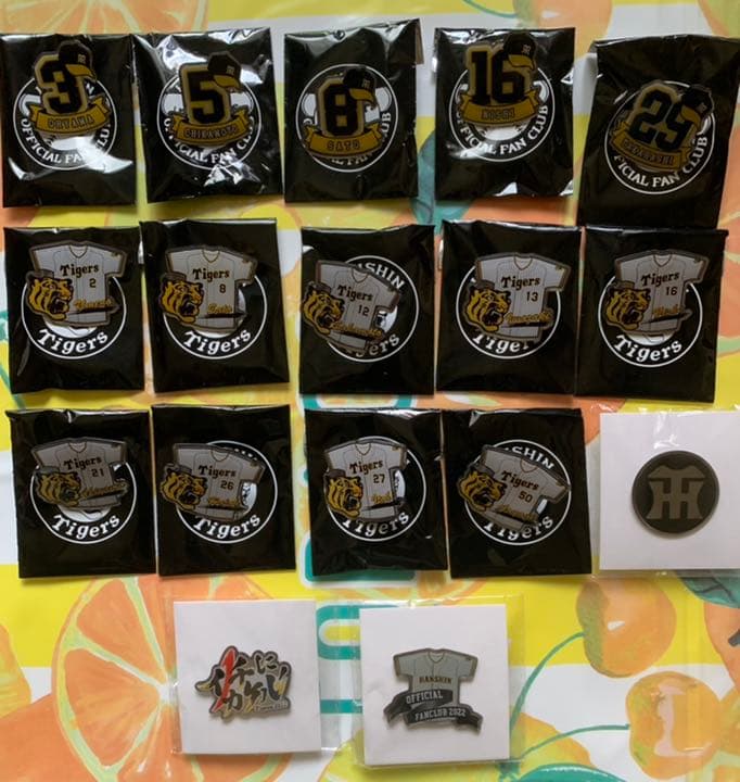 阪神タイガース ファンクラブ限定品 オリジナル ピンズ ピンバッジ