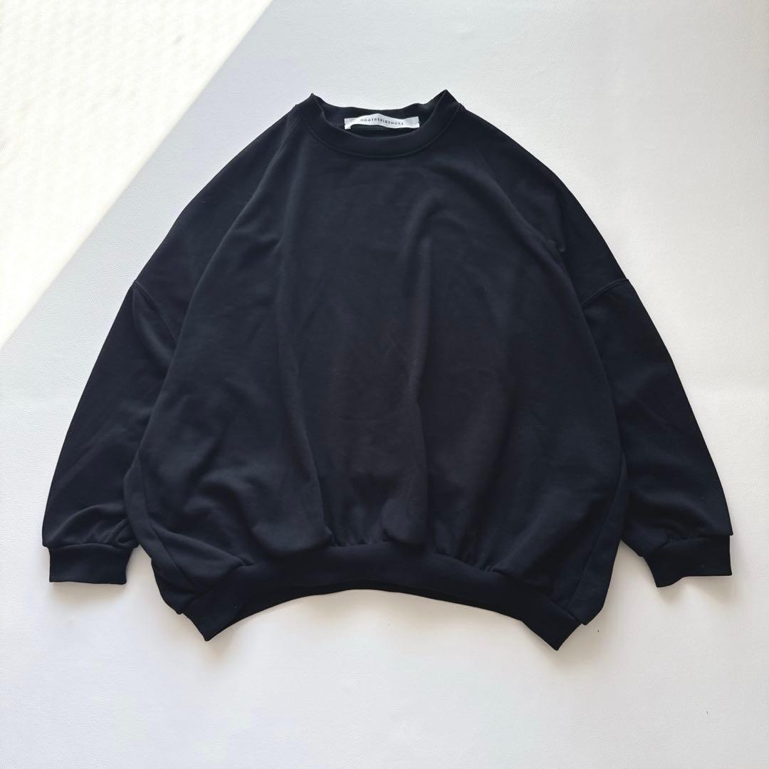 COG THE BIG SMOKE スウェット　黒　ドルマンスリーブ　立体 COGTHEBIGSMOKE（コグ ザ ビッグスモーク） トレーナー スウェット