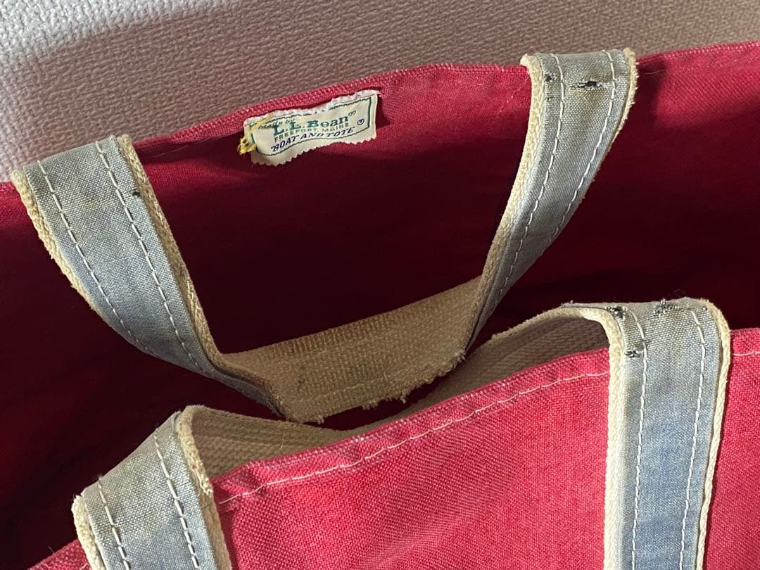 L.L.Bean ボートアンドトート 波タグ　80s