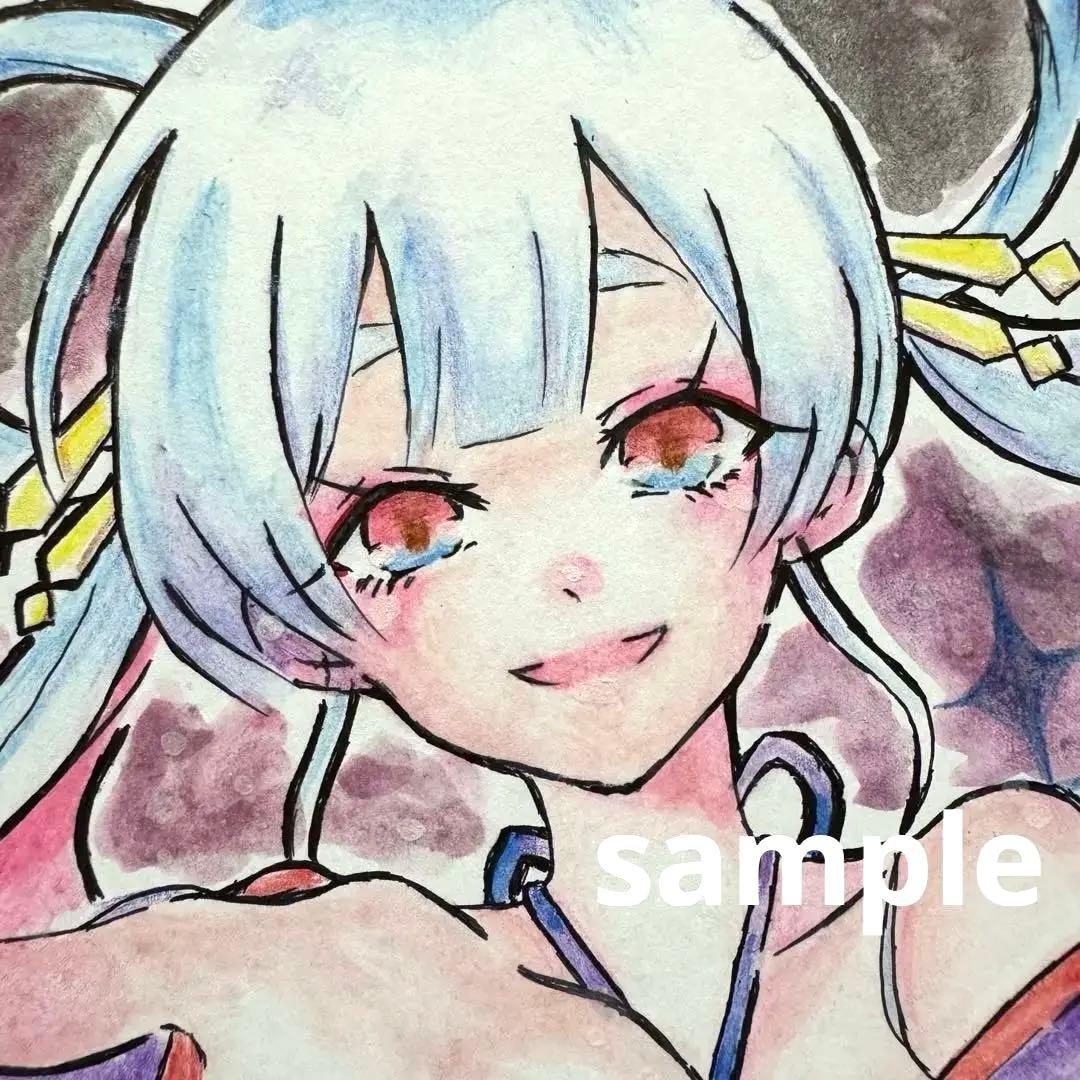 超かぐや姫！ 月見ヤチヨ 手描きイラスト ファンアート - メルカリ