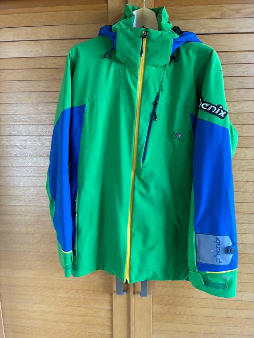 phenix スキーウェアセット グリーン/ブルー フェニックス phenix Color Block Two-piece カラーブロックツーピース