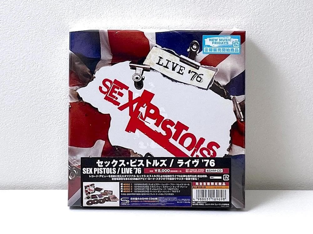 新品未開封 廃盤 BOX セックス・ピストルズ ライヴ'76 完全生産限定盤 新品未開封 廃盤 BOX セックス・ピストルズ ライヴ'76 完全生産限定盤