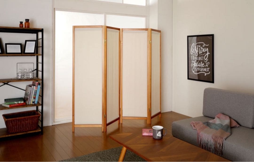 木製パーテーション 150cm 4連 パーテーション 4連 150cm 間仕切り 衝立 パーテーション ついたて 4連