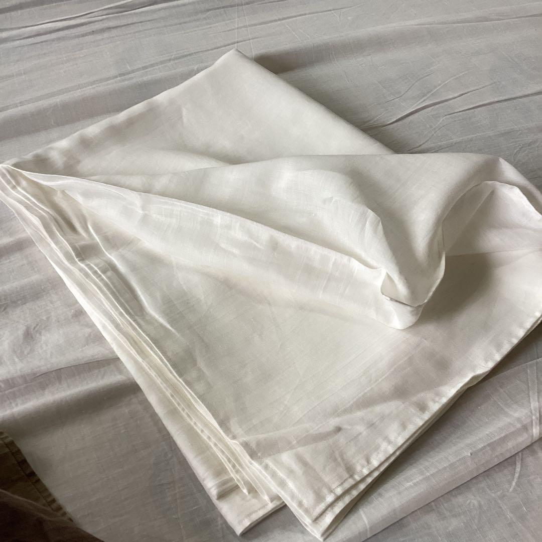 近江麻ラミー二枚合わせ敷きパット兼麻ケツト210×150麻 敷きパッド