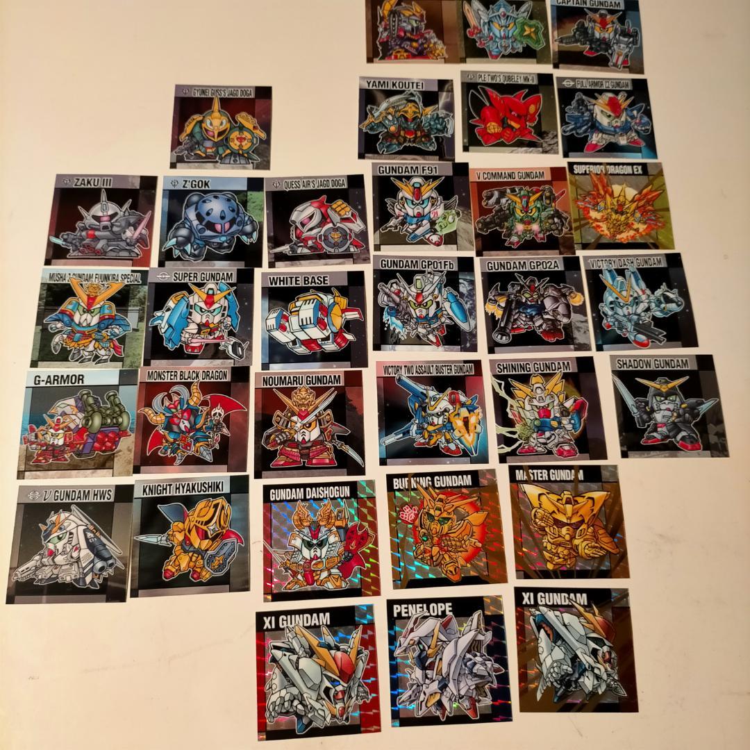 元祖SDガンダムスナックⅡ コンプリート シール シークレット 全33種