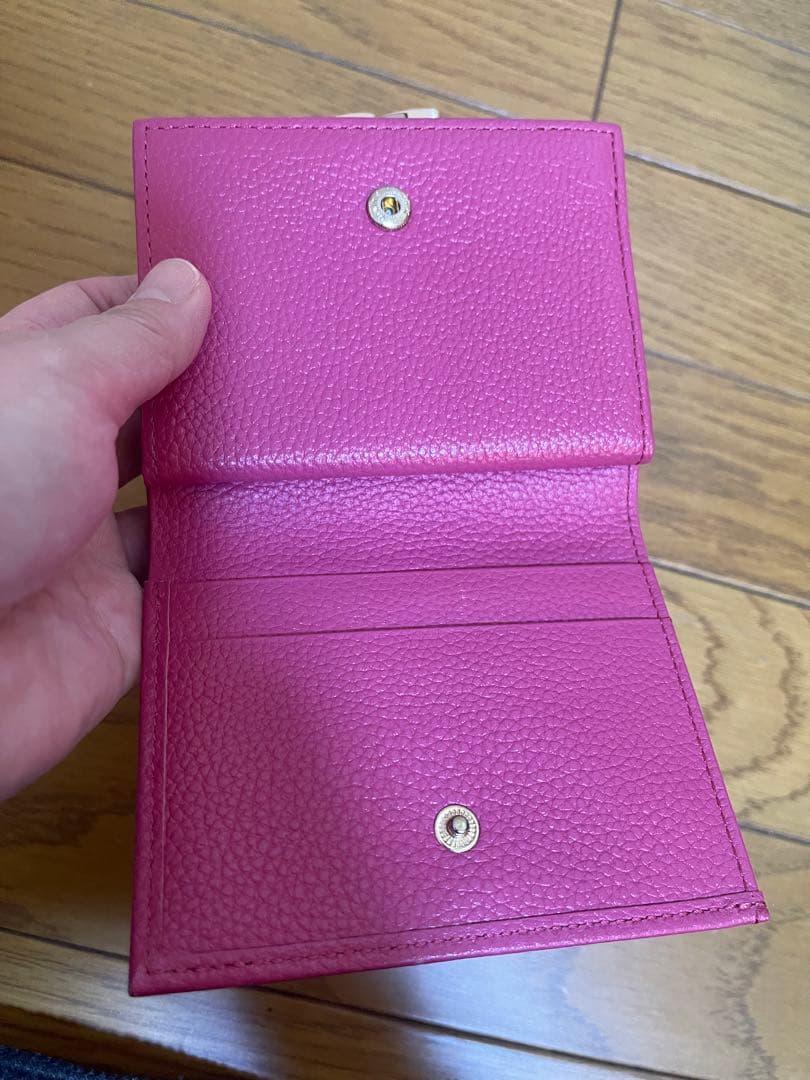 皇居がま口 財布 ローズピンク ニつ折り - メルカリ