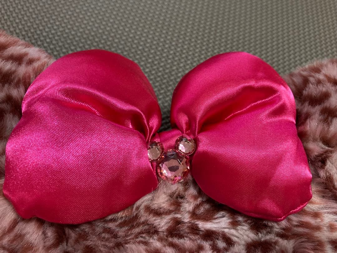 ディズニー ディズニー ファンキャップ ミニー ピンク ヒョウ柄 ファン