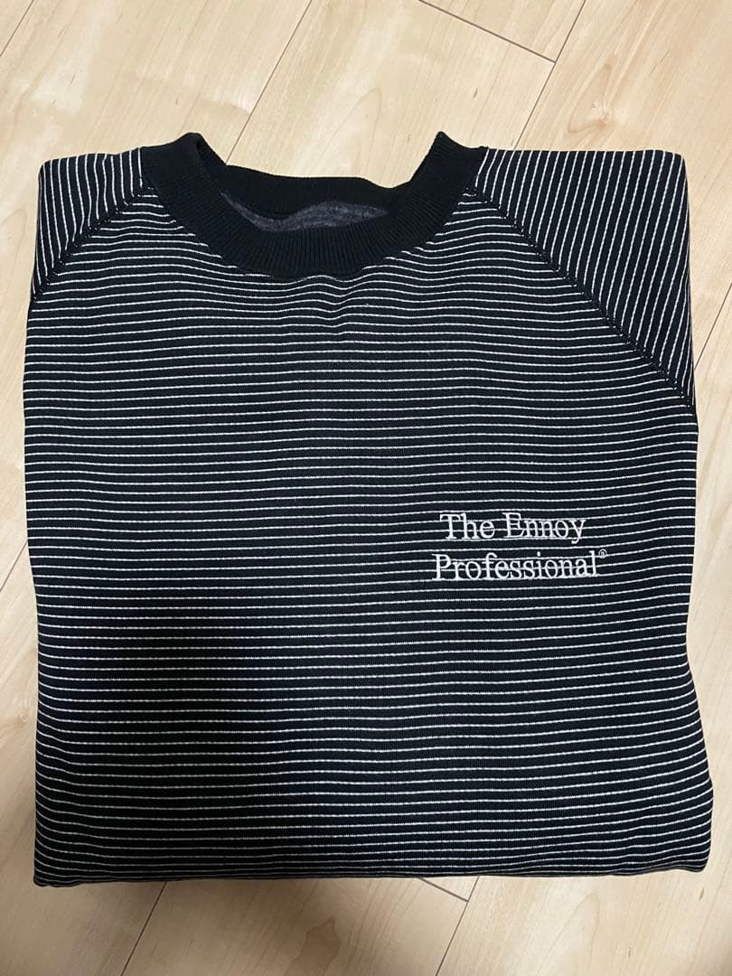 ennoy BORDER CREW NECK SWEAT エンノイ スウェット - メルカリ