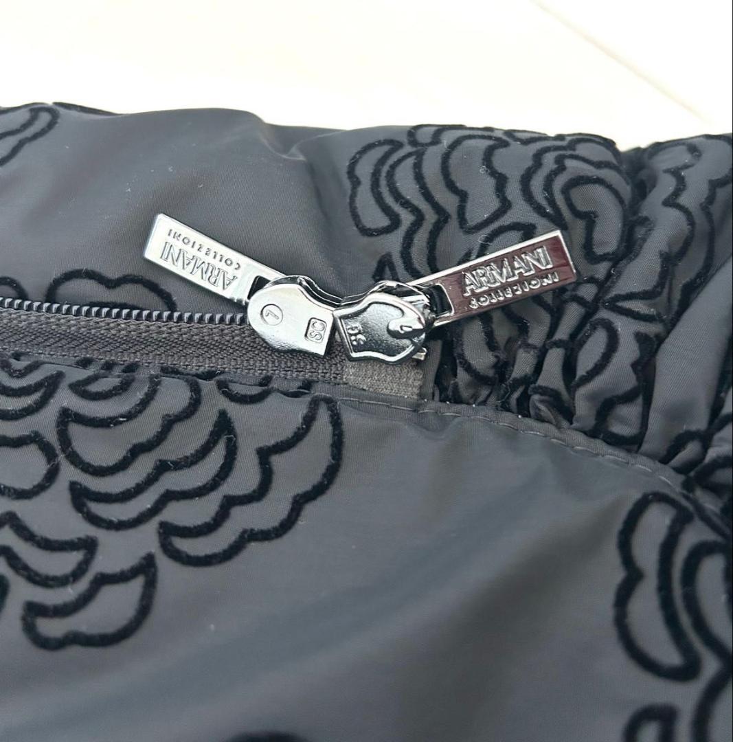 ☆美品☆【ARMANI COLLEZIONI】花柄ダウンジャケット 42