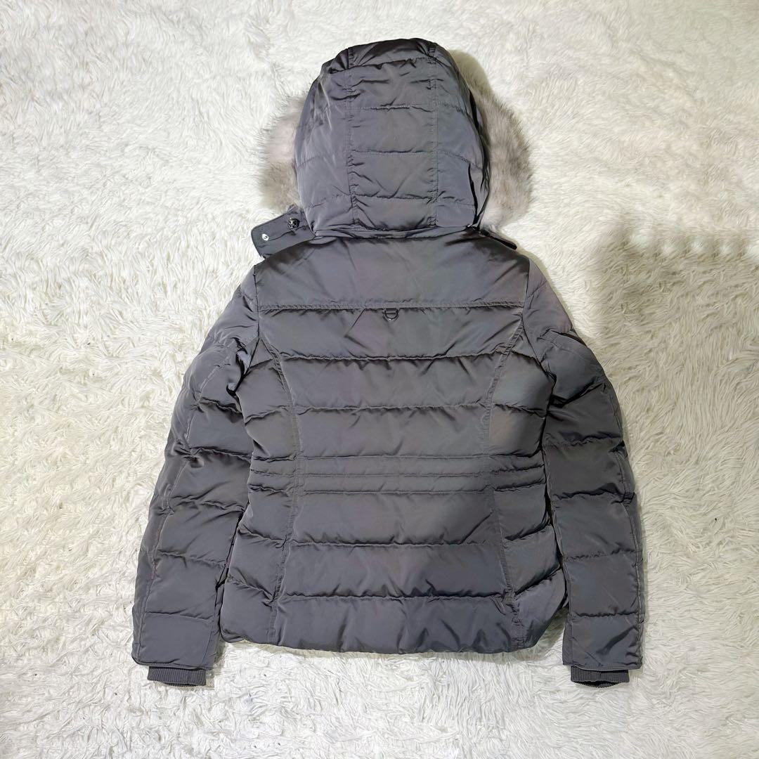 新品未使用】3WAY ZARAザラ ダウンコート ファー付き グレー ボア S