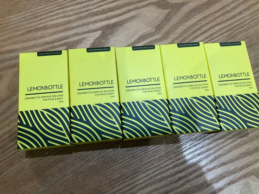5本【即日発送】最安値・韓国発の脂肪溶解LEMONBOTTLE箱無し
