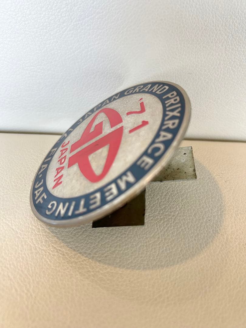 JAF 日本グランプリ 記念 カーバッジ 1971年 グリルバッジ - メルカリ