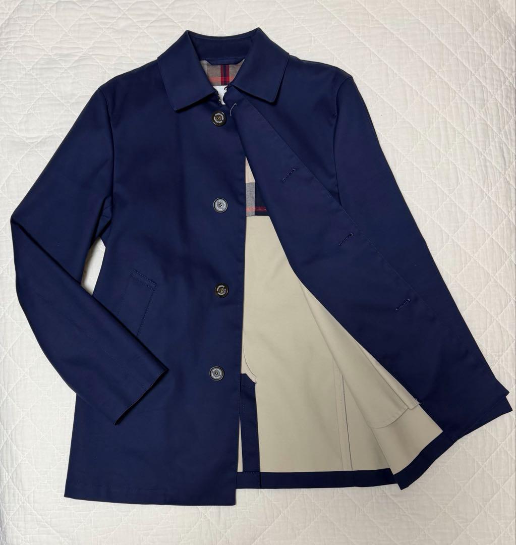 MACKINTOSH PHILOSOPHY ステンカラーコート ネイビー 38 MACKINTOSH PHILOSOPHY（マッキントッシュフィロソフィー） ステン