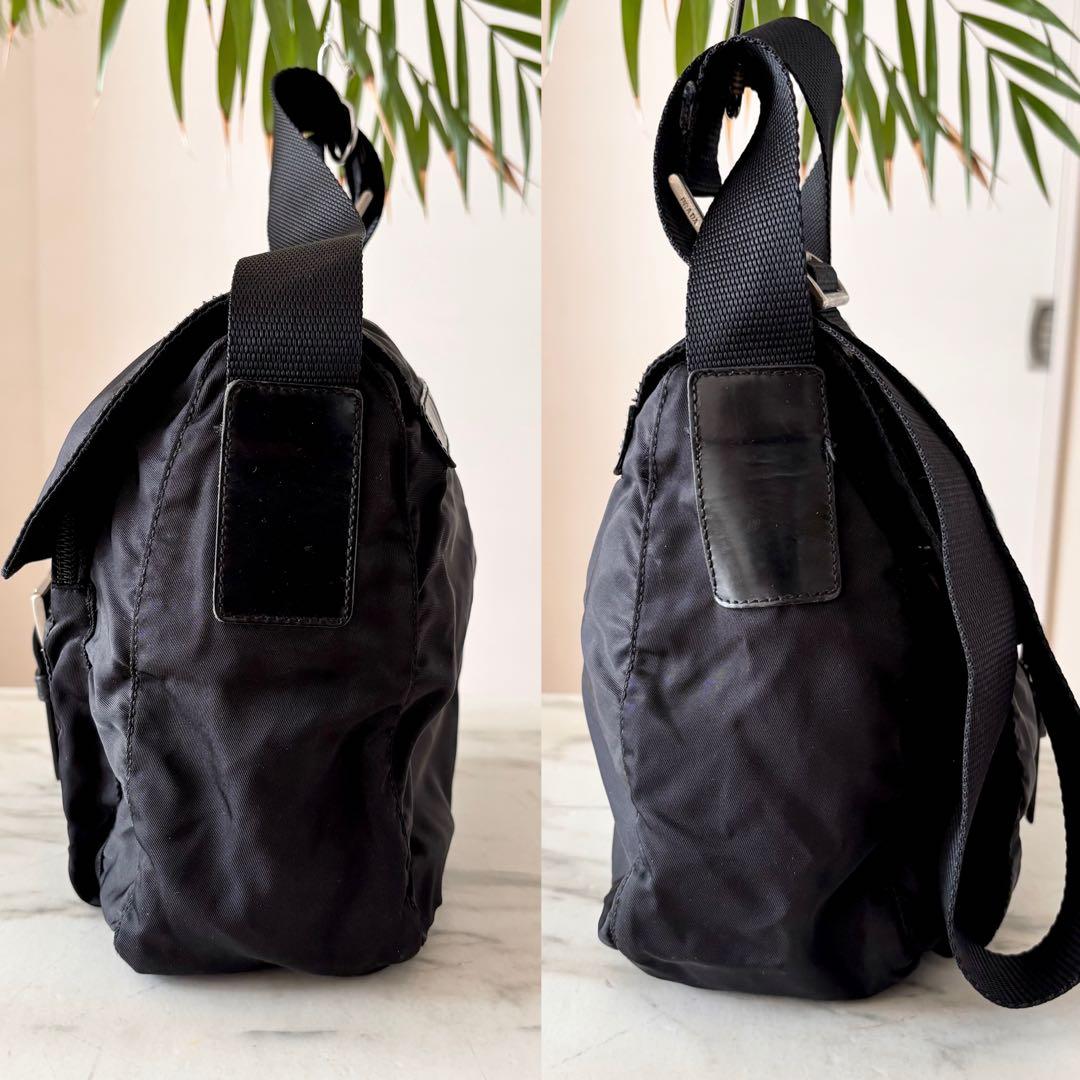 極美品 PRADA プラダ テスート レザーショルダーバッグ - メルカリ