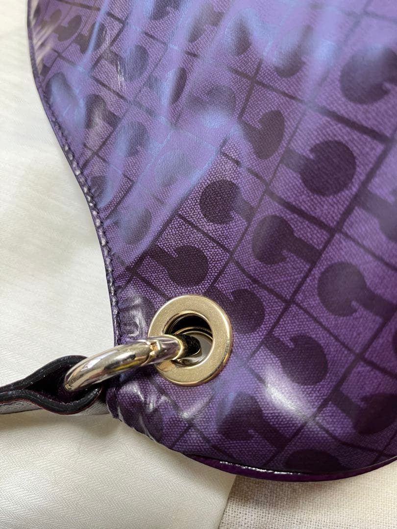 ゲラルディーニ 紫バッグ極美品